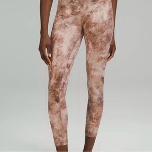 Lululemon Align HR pant 25” Shine. Diamond Dye Misty Shell. Price firm